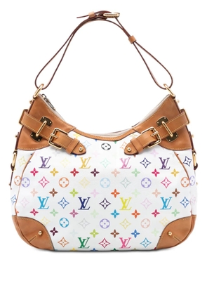Louis Vuitton Pre-Owned 2009 Monogram Multicolore Greta hobo bag - White