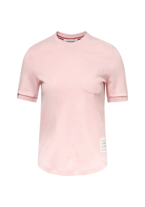 Thom Browne short-sleeve chest-pocket T-shirt - Pink