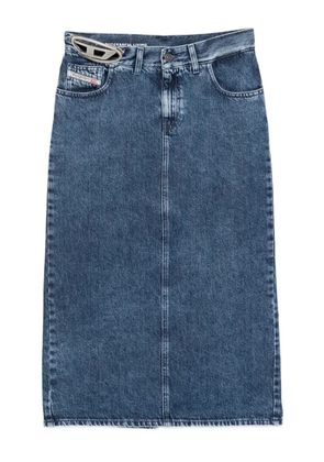 Diesel De-Skye-S1 midi skirt - Blue