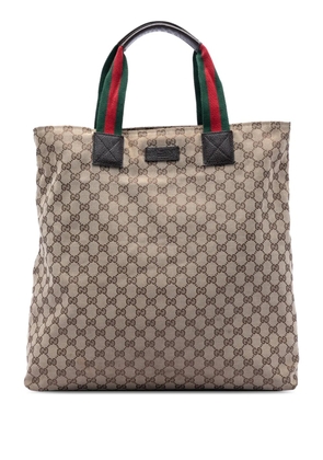 Gucci Pre-Owned 2000-2015 GG Canvas Web tote bag - Brown