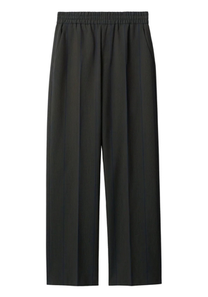 Burberry striped straight-leg trousers - Grey