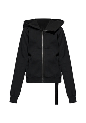 Rick Owens DRKSHDW zip cotton hoodie - Black