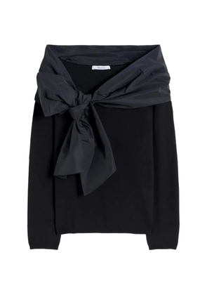Max Mara bow sweater - Black