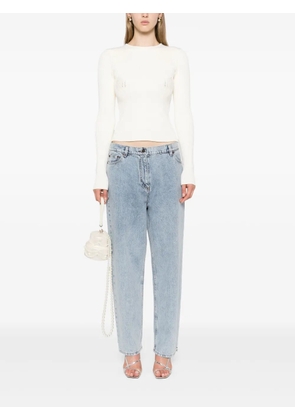 Magda Butrym long-sleeve ribbed jumper - Neutrals