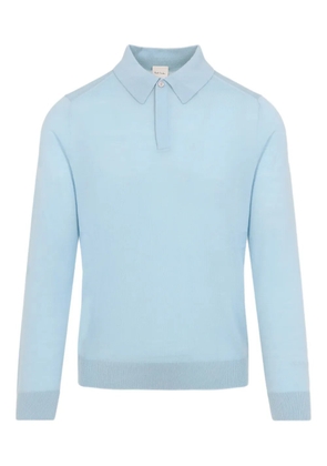 Paul Smith long-sleeve polo shirt - Blue