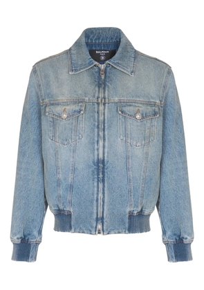 Balmain cotton jacket - Blue