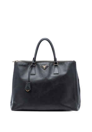 Prada Pre-Owned 2021-2025 Large Saffiano Lux Galleria Double Zip tote bag - Black