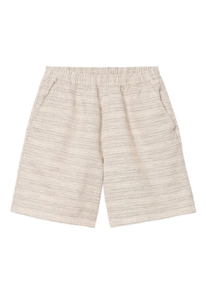 Carhartt WIP stripe-pattern elastic-waist shorts - Neutrals