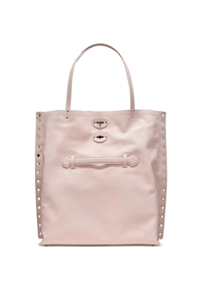 Zanellato medium A'spasso® leather tote bag - Pink
