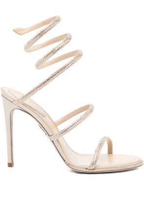 René Caovilla 105mm Cleo sandals - Neutrals