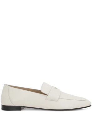 Le Monde Beryl leather loafers - White