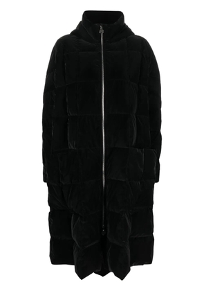 Ienki Ienki Pyramide hooded padded coat - Black