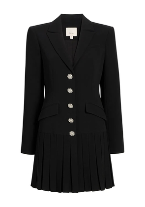 Cinq A Sept Saule pleated blazer dress - Black