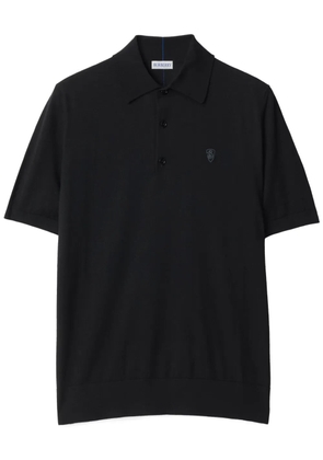 Burberry wool polo shirt - Black