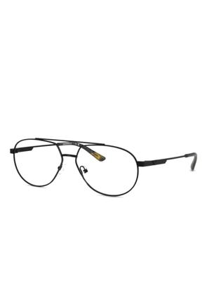 Emporio Armani round-frame glasses - Black