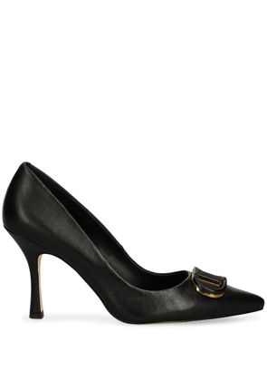 TWINSET 90mm logo-plaque pumps - Black