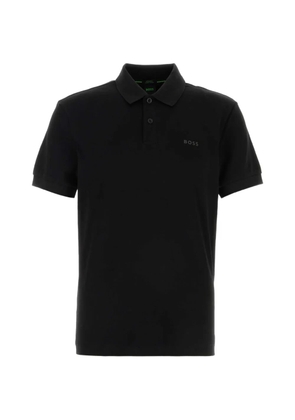 BOSS cotton polo shirt - Black