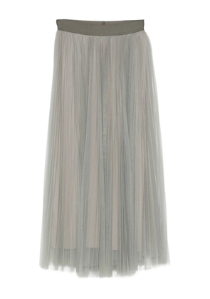 Forte Forte pleated tulle skirt - Green