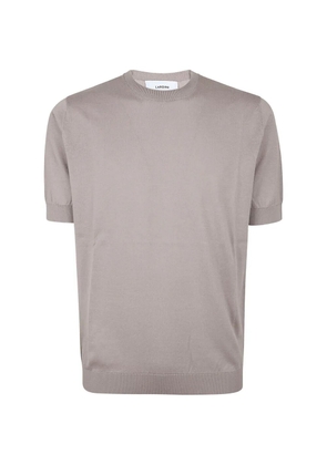 Lardini crew-neck short-sleeve T-shirt - Neutrals