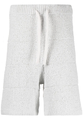 Sunnei drawstring-waist knitted shorts - Grey