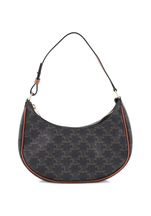 Celine Pre-Owned Ava Bag Triomphe Coated Canvas hobo bag - Brown