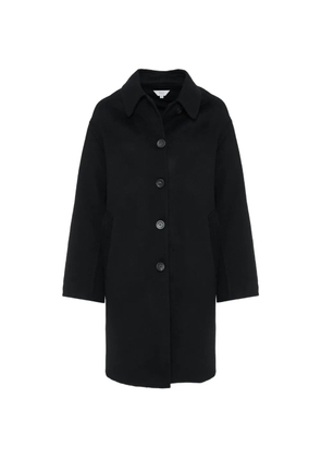 Malo buttoned coat - Black