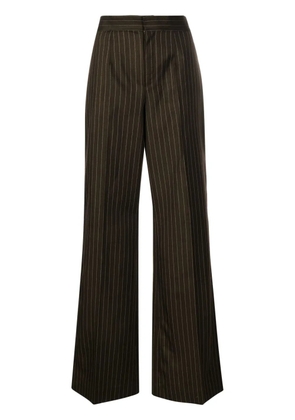Jean Paul Gaultier The Thong striped trousers - Brown