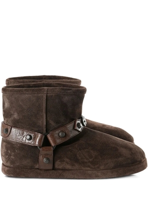Balenciaga Alaska buckle-strap boots - Brown