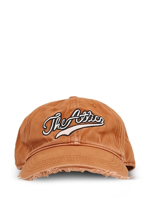 The Attico embroidered-logo baseball cap - Orange