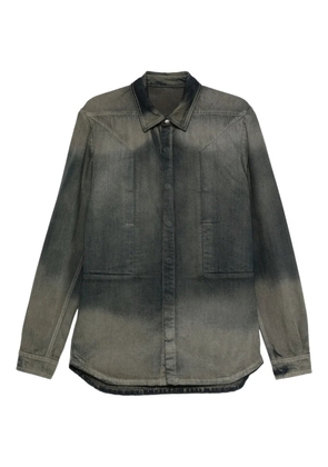 Rick Owens button-down denim shirt - Grey