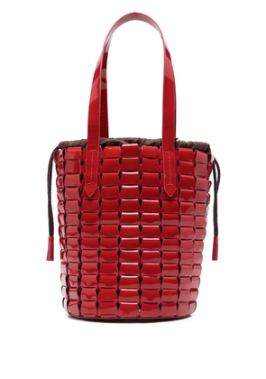 DRAGON DIFFUSION leather bucket bag - Red