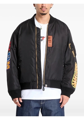 A BATHING APE® Shark Ma-1 bomber jacket - Black