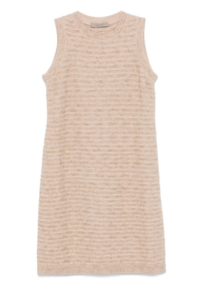 D.Exterior sequin-embellished midi dress - Neutrals