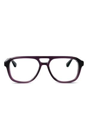 Mykita Nyara acetate rectangle glasses - Purple