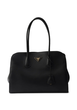 Prada large leather tote bag - Black