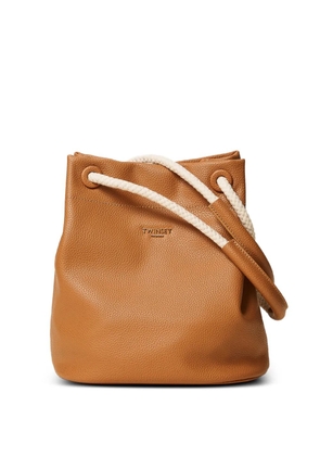 TWINSET rope-handles bucket bag - Brown