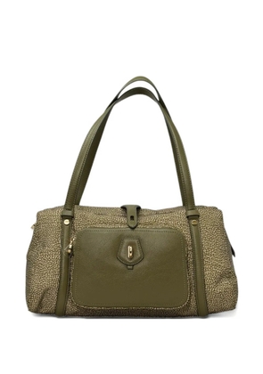 Borbonese printed shoulder bag - Green