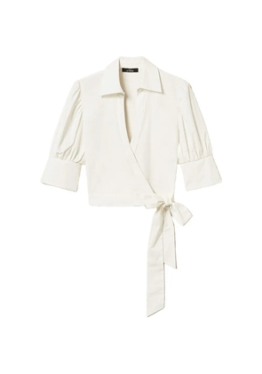 TWINSET puffed-sleeve blouse - White