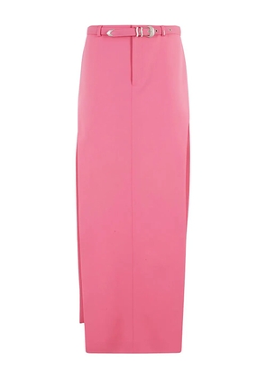 Ssheena belted split pencil skirt - Pink