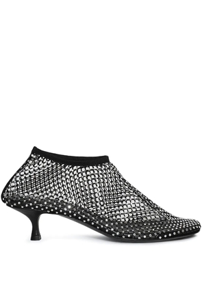Christopher Esber 45mm Minette crystal micro heel pumps - Black