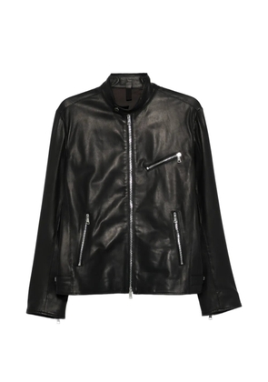 Tagliatore zip biker jacket - Black