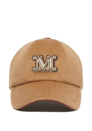 Max Mara logo-embroidered baseball cap - Brown