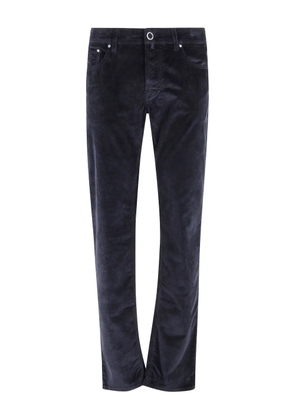 Jacob Cohën corduroy five-pockets trousers - Blue