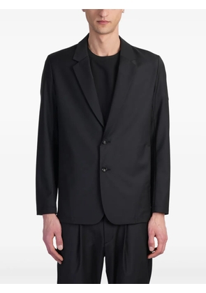 Attachment single-breasted blazer - Black