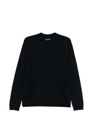 Emporio Armani long-sleeve sweater - Black