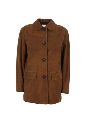 Tagliatore flap-pocket buttoned jacket - Brown