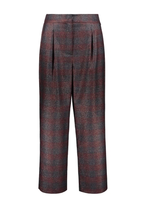 Lorena Antoniazzi virgin-wool trousers - Blue
