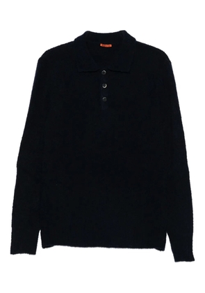Barena long-sleeved wool polo shirt - Blue