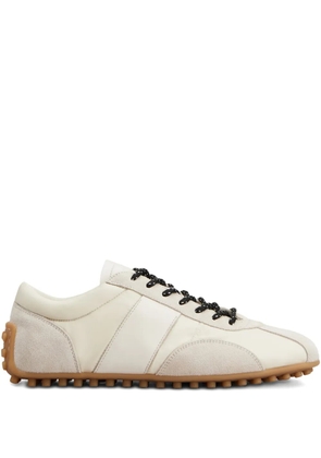 Tod's stitched-detail lace-up sneakers - Neutrals