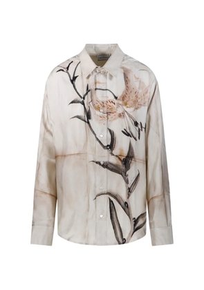 Pierre-Louis Mascia floral-print shirt - Neutrals